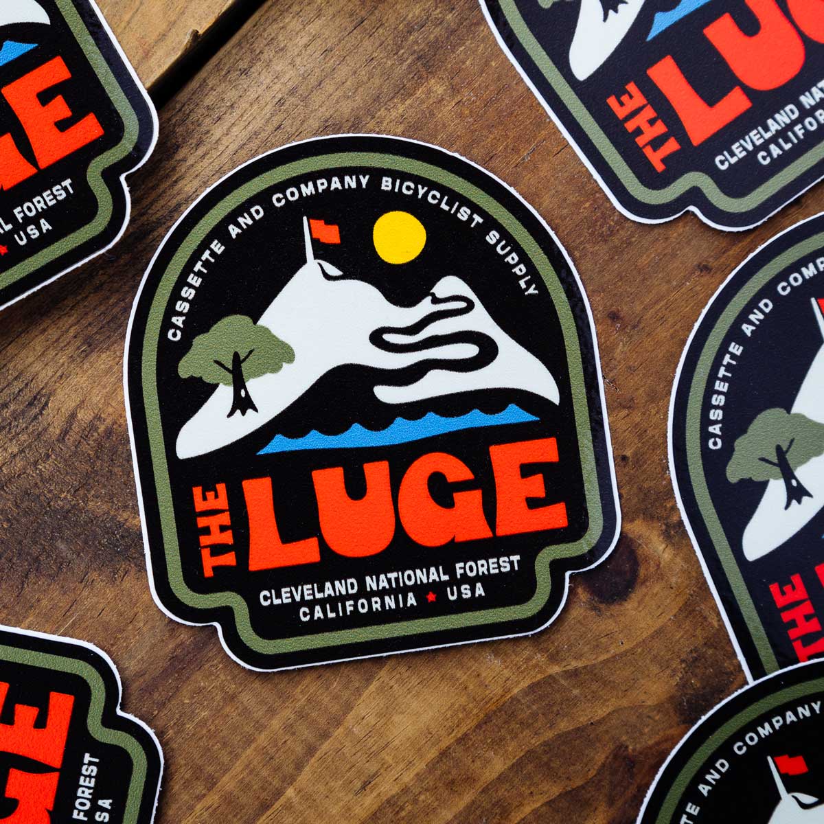 THE LUGE TRAIL STICKER