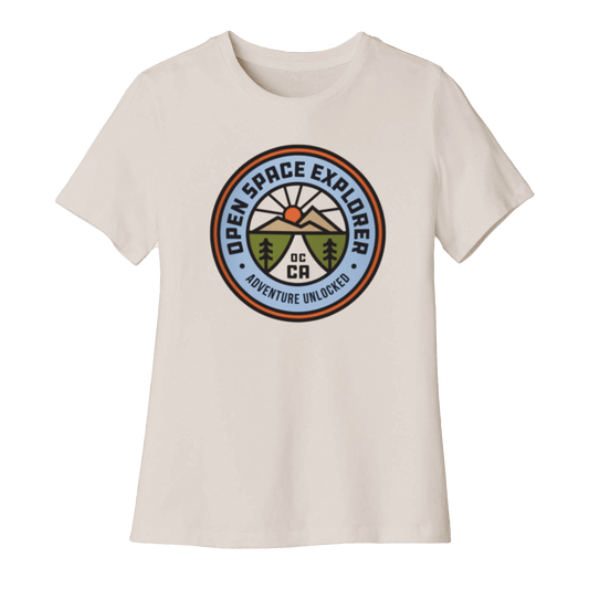 women's specific open space explorer cycling tee with 4 color print