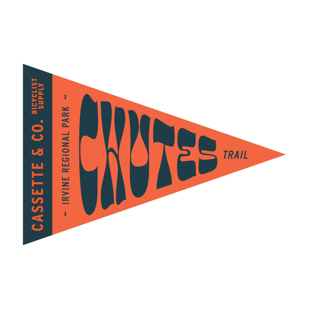 Chutes trail pennant sticker