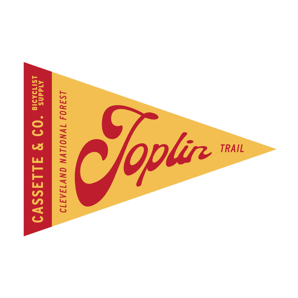 Joplin trail pennant sticker